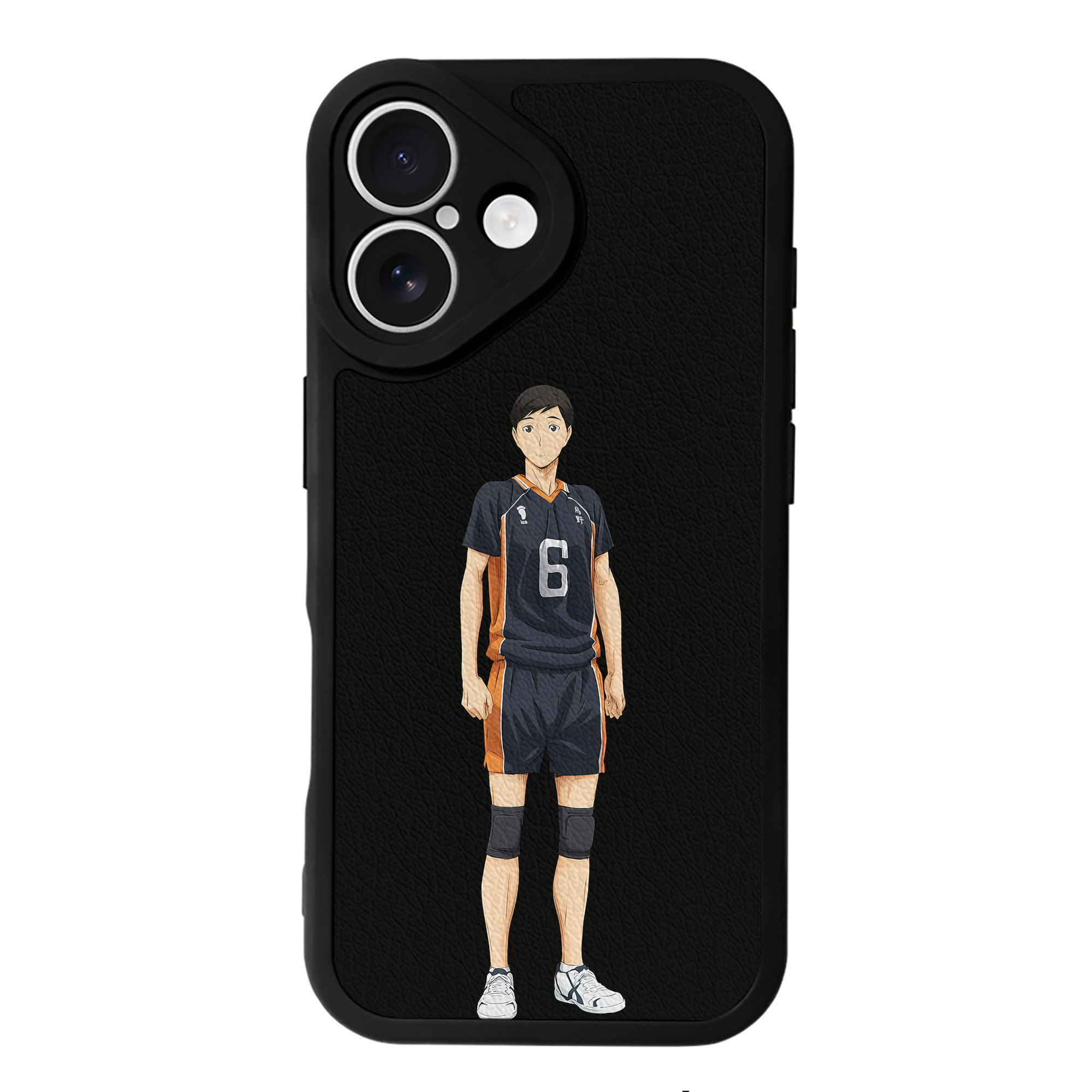 （画像用） ハイキュー!! Haikyu!! 【iPhone 16シリーズ対応】シリコンスマホケース（レザー調） 材質：シリコン